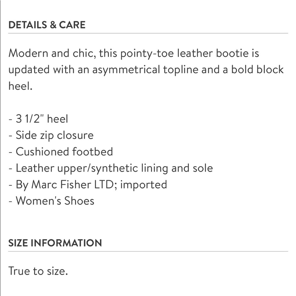 Marc Fisher Ltd Heel Bootie Size 7.5 - image 6